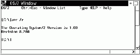 /Font> OS/2 WARP