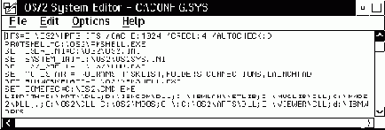 OS/2 System Editor  OS/2 Enchanced Editor