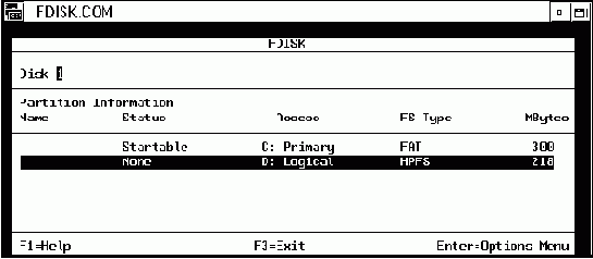    FDISK